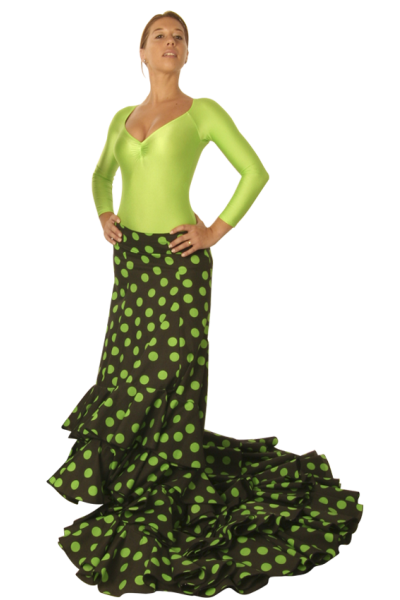 Falda de cola flamenco FL952B