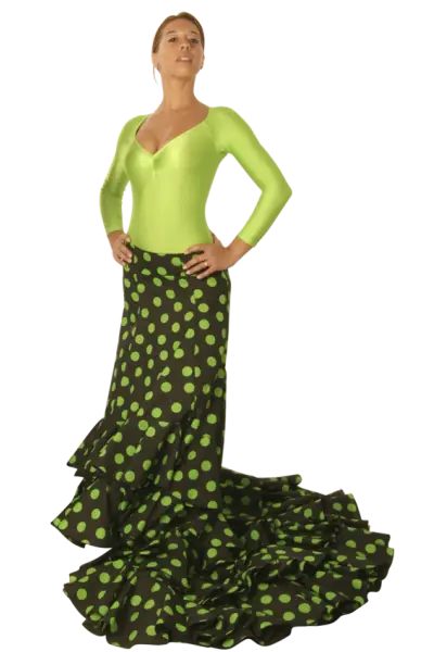 Falda de cola flamenco FL952B