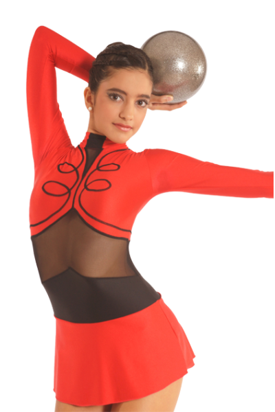 Justaucorps de gymnastique rythmique MR096L2