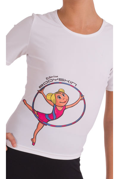 T-shirt d’entraînement de gymnastique rythmique