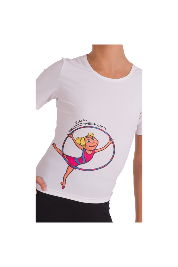 T-shirt d’entraînement de gymnastique rythmique