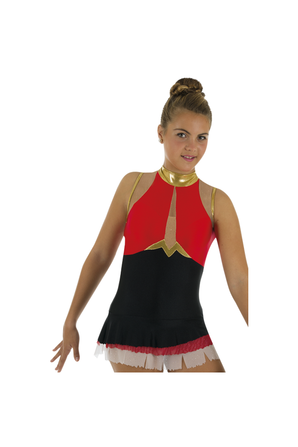 Justaucorps de gymnastique rythmique avec jupe MR8004L2