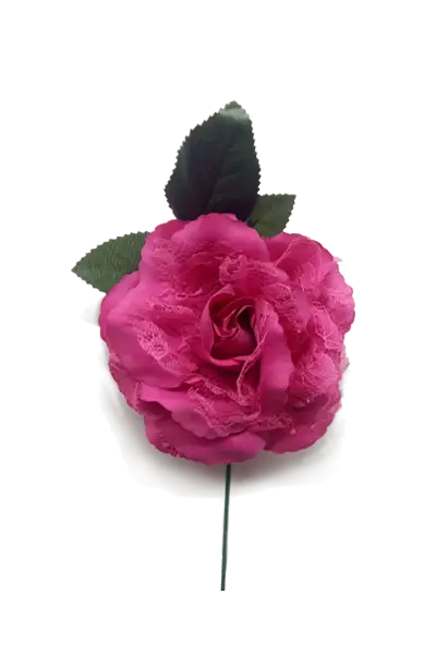 Flor Grande con encaje