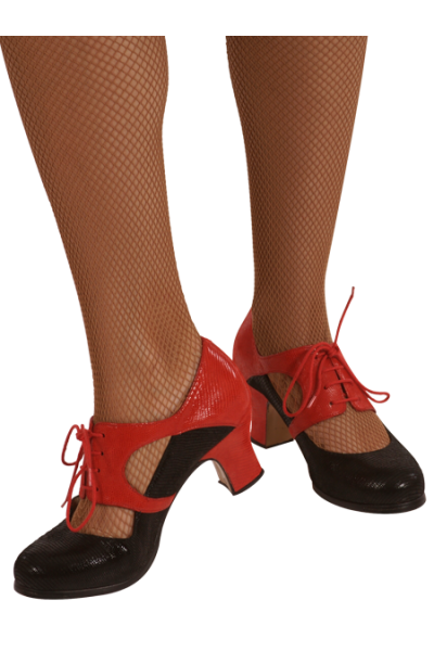 Zapatos Flamenco piel con cordones Lucia
