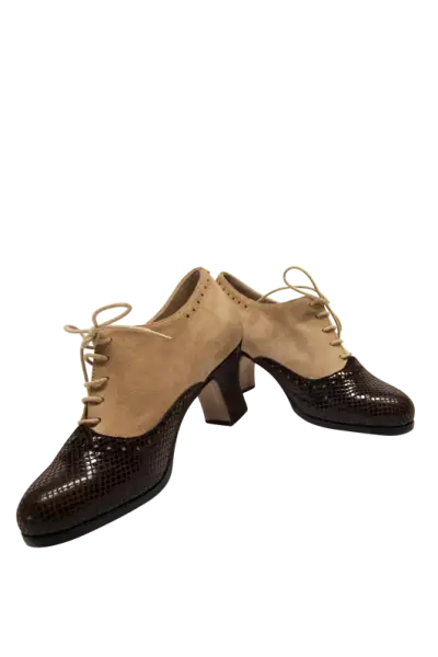 Zapatos Flamenco piel con cordones Palma