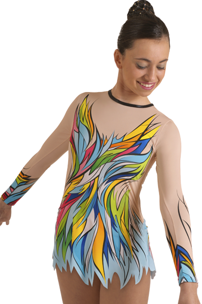 Justaucorps de gymnastique rythmique MR210L1