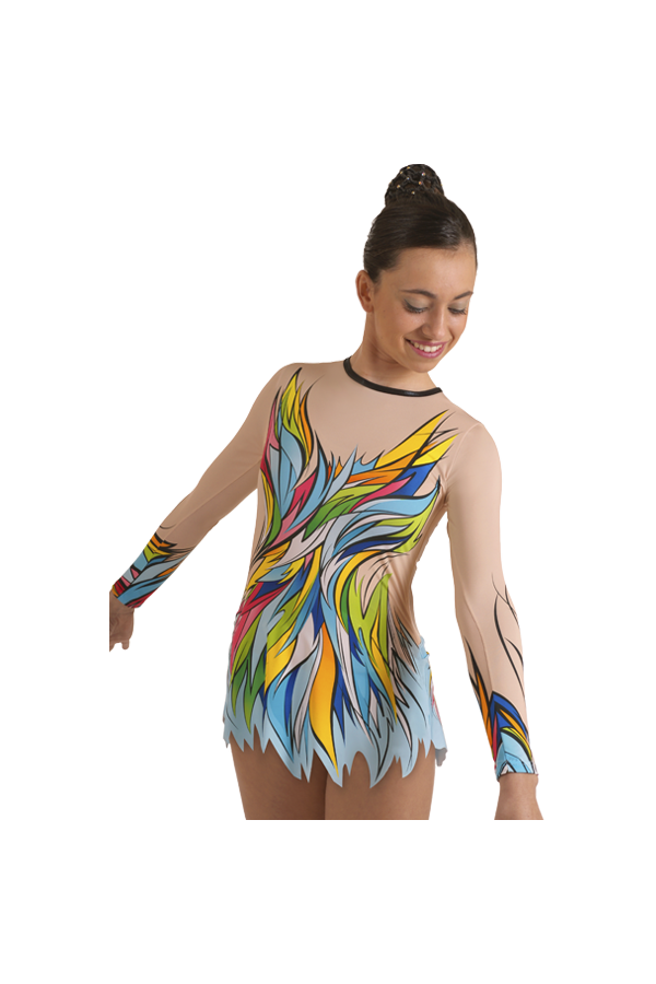 Justaucorps de gymnastique rythmique MR210L1
