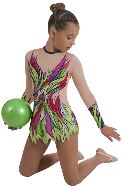 Justaucorps de gymnastique rythmique MR210L2