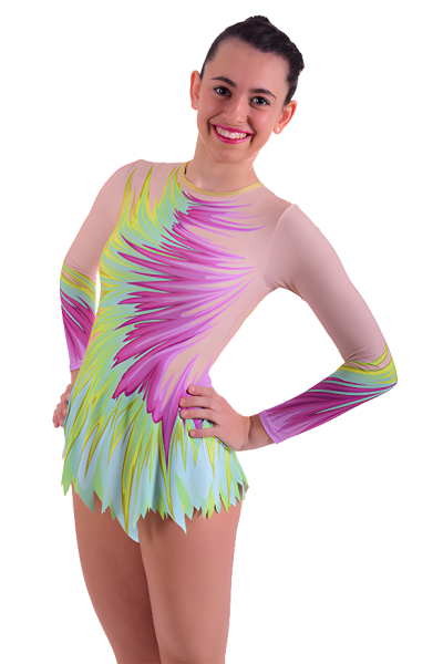 Justaucorps de gymnastique rythmique MR207L3