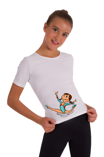 T-shirt d’entraînement de gymnastique artistique