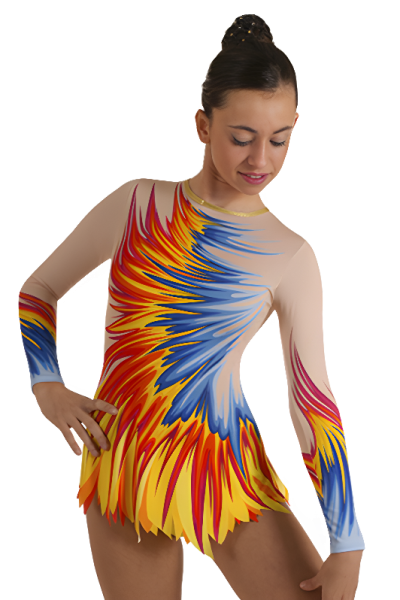 Justaucorps de gymnastique rythmique MR207L1
