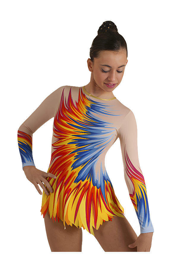 Justaucorps de gymnastique rythmique MR207L1