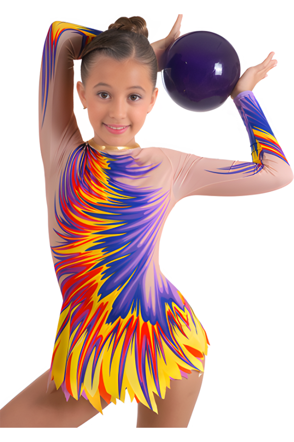 Justaucorps de gymnastique rythmique MR207L2