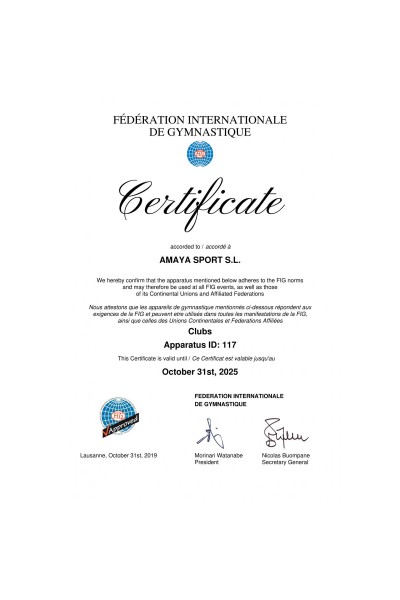 Mazas bicomponentes engarzables 41,5 cm