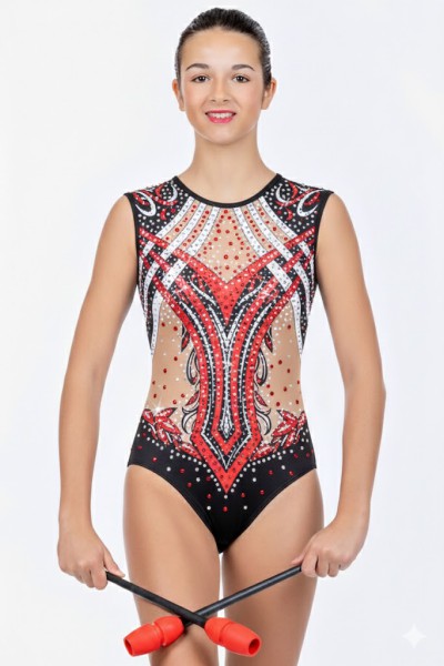 Justaucorps de gymnastique rythmique MR802