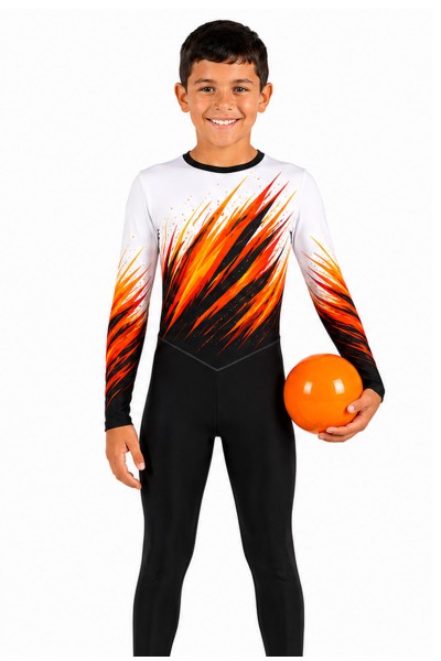 Mono de Gimnasia Rítmica para niño Inferno X