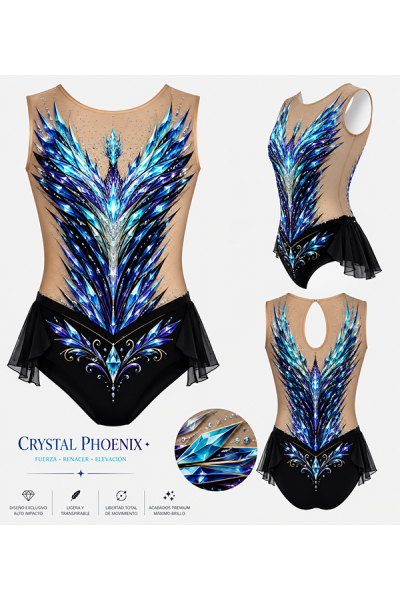 Maillot de Gimnasia Rítmica MR505-PHOENIX
