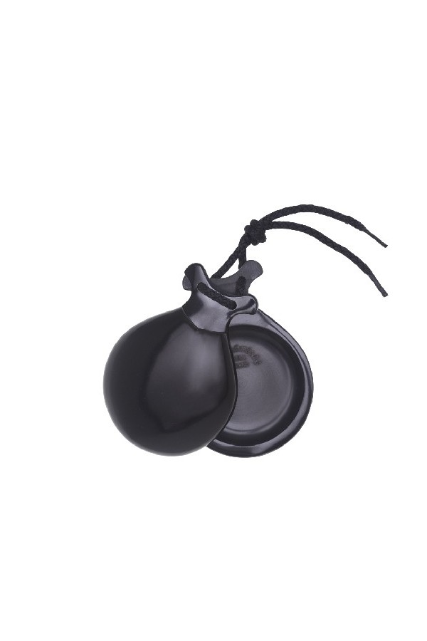 Castañuelas de Fibra de Vidrio Negro Especial