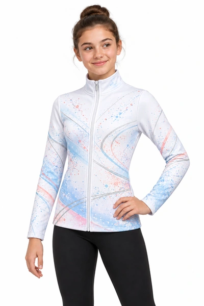 Chaqueta de patinaje Huellas sobre hielo