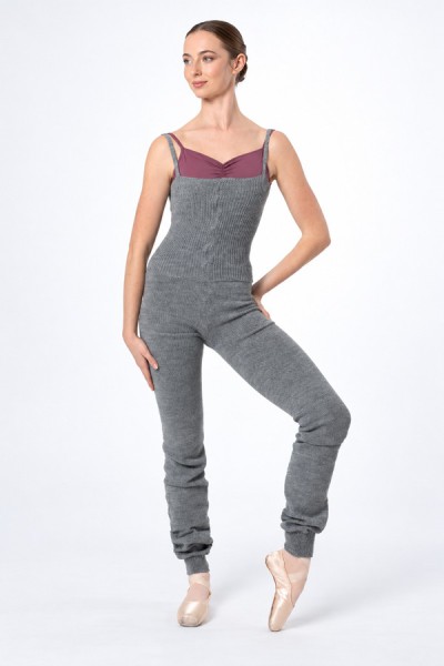 Mono de lana gris para ballet